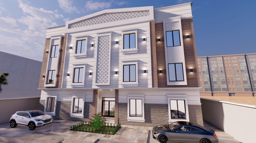 عمارة سكنية بواجهة كلاسيكية